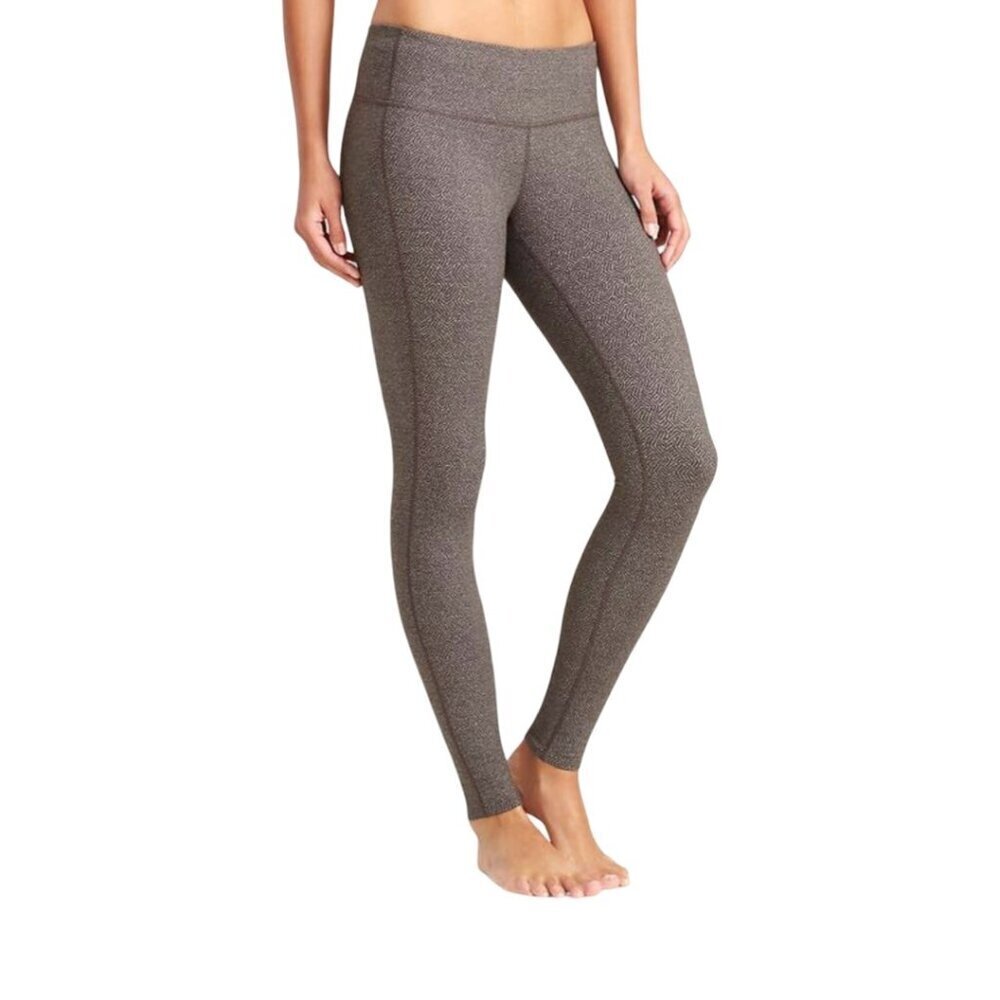 Athleta Brown Swirl Chaturanga Leggings Size Small TALL Long